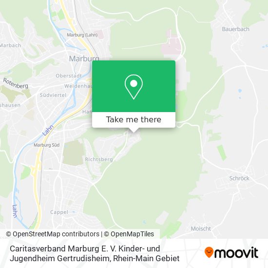 Caritasverband Marburg E. V. Kinder- und Jugendheim Gertrudisheim map