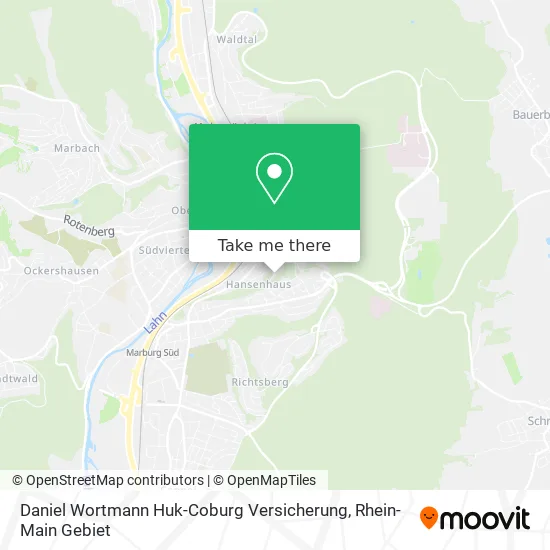 Карта Daniel Wortmann Huk-Coburg Versicherung