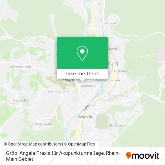 Карта Gröb, Angela Praxis für Akupunkturmaßage