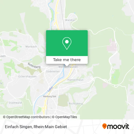 Карта Einfach Singen