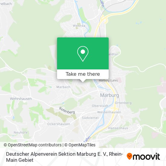 Deutscher Alpenverein Sektion Marburg E. V. map
