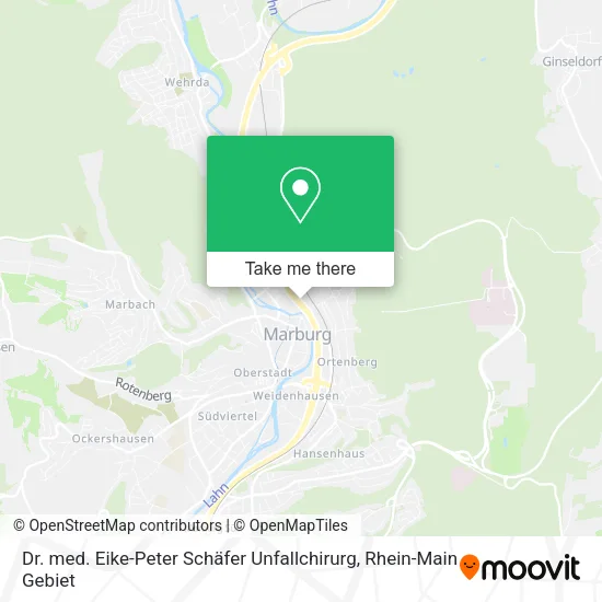 Карта Dr. med. Eike-Peter Schäfer Unfallchirurg