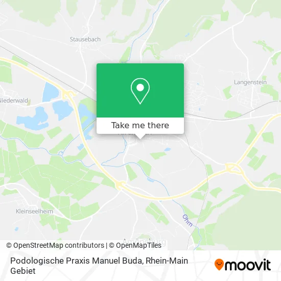 Карта Podologische Praxis Manuel Buda