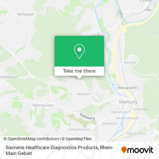 Siemens Healthcare Diagnostics Products map