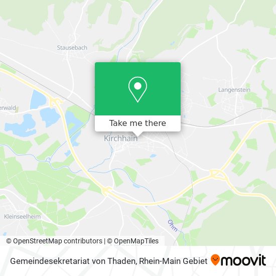 Gemeindesekretariat von Thaden map