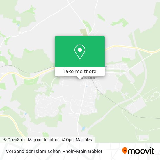 Verband der Islamischen map