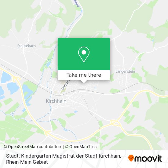 Карта Städt. Kindergarten Magistrat der Stadt Kirchhain