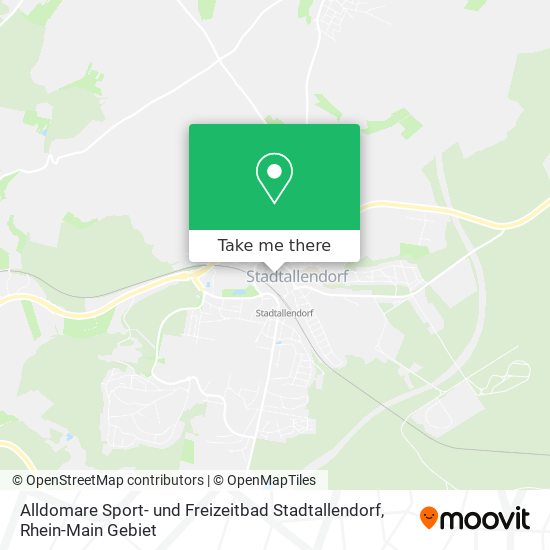 Карта Alldomare Sport- und Freizeitbad Stadtallendorf