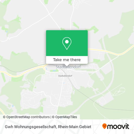 Gwh Wohnungsgesellschaft map