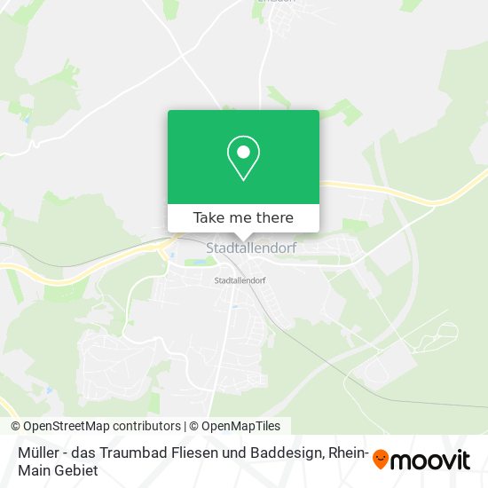 Карта Müller - das Traumbad Fliesen und Baddesign