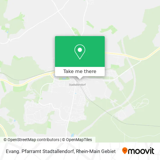 Карта Evang. Pfarramt Stadtallendorf