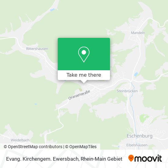 Evang. Kirchengem. Ewersbach map