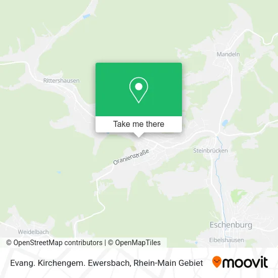 Карта Evang. Kirchengem. Ewersbach