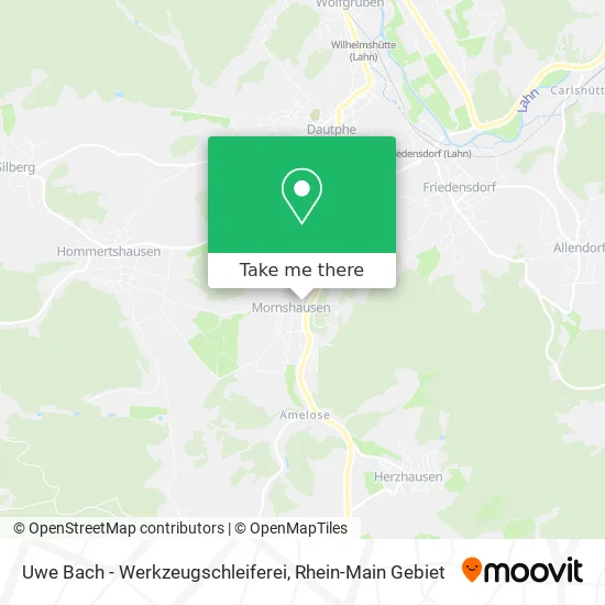 Карта Uwe Bach - Werkzeugschleiferei