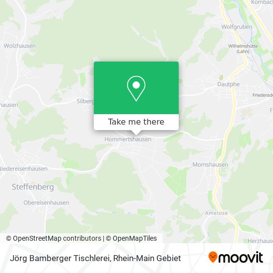 Jörg Bamberger Tischlerei map