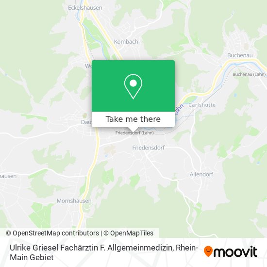 Ulrike Griesel Fachärztin F. Allgemeinmedizin map