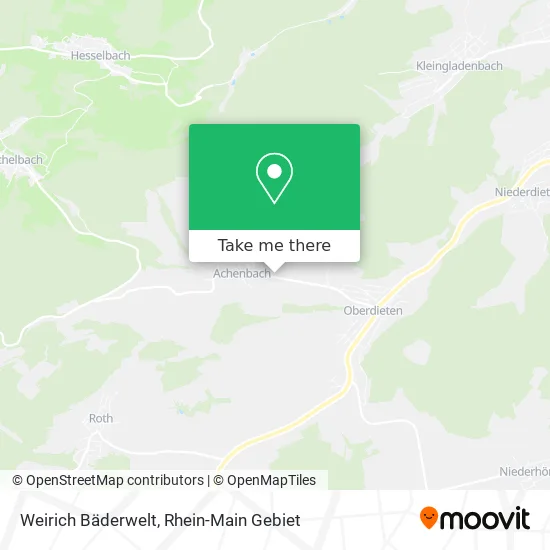 Карта Weirich Bäderwelt