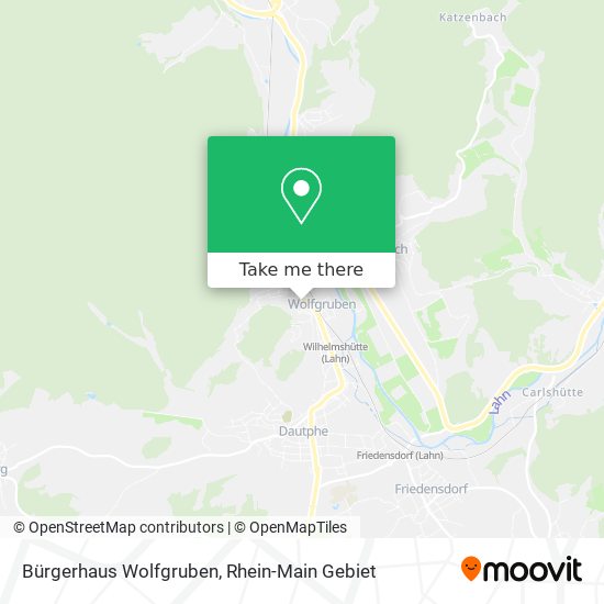 Bürgerhaus Wolfgruben map