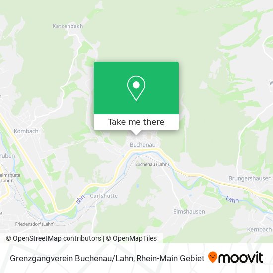 Grenzgangverein Buchenau/Lahn map