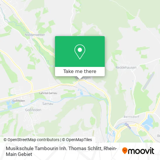 Карта Musikschule Tambourin Inh. Thomas Schlitt
