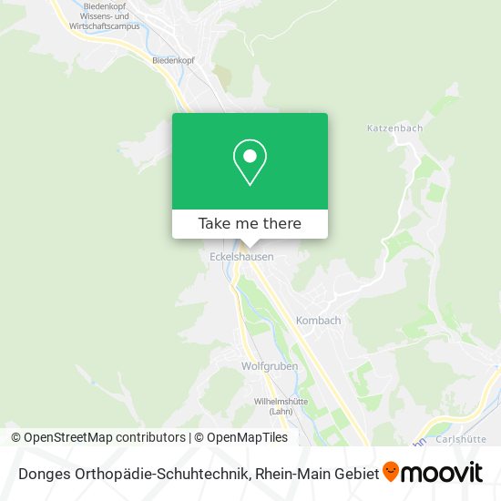 Donges Orthopädie-Schuhtechnik map