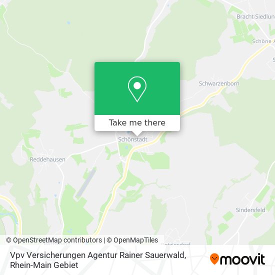 Vpv Versicherungen Agentur Rainer Sauerwald map