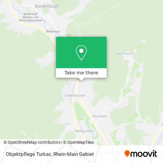 Карта Objektpflege Turkac