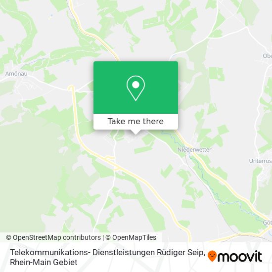 Telekommunikations- Dienstleistungen Rüdiger Seip map