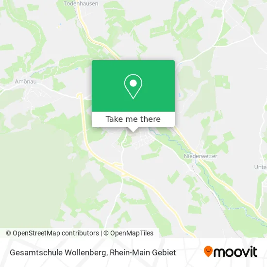 Gesamtschule Wollenberg map