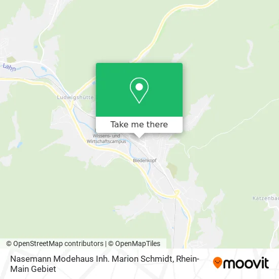 Карта Nasemann Modehaus Inh. Marion Schmidt