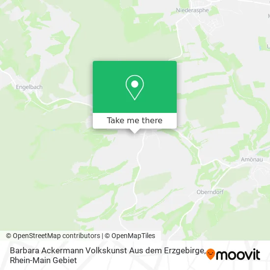 Карта Barbara Ackermann Volkskunst Aus dem Erzgebirge