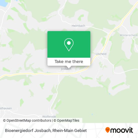 Bioenergiedorf Josbach map