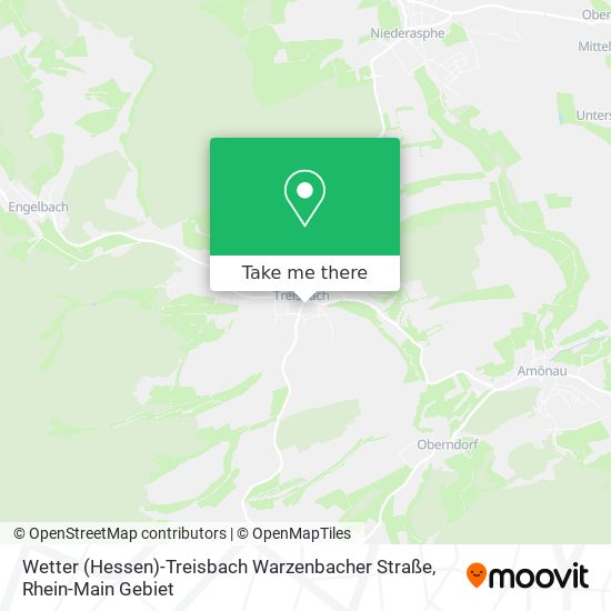 Wetter (Hessen)-Treisbach Warzenbacher Straße map