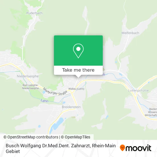 Карта Busch Wolfgang Dr.Med.Dent. Zahnarzt