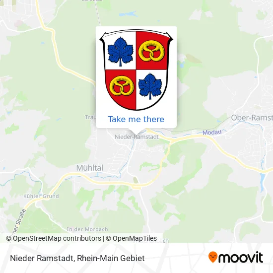 Карта Nieder Ramstadt
