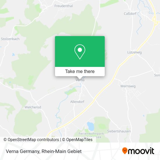 Карта Verna Germany