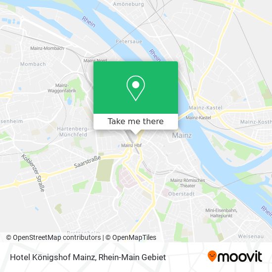 Карта Hotel Königshof Mainz