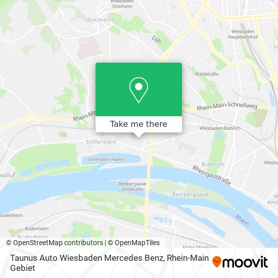 Карта Taunus Auto Wiesbaden Mercedes Benz