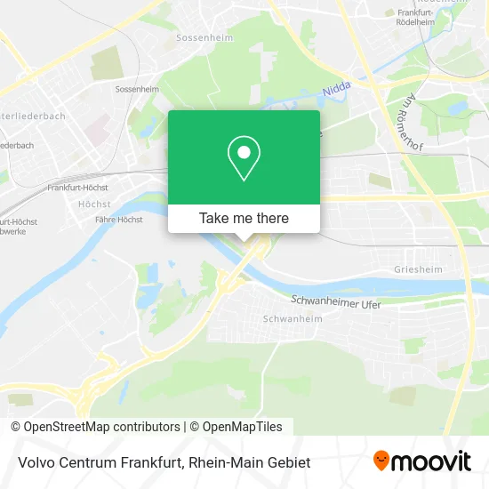 Карта Volvo Centrum Frankfurt
