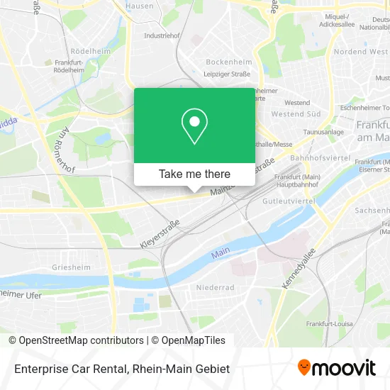 Карта Enterprise Car Rental