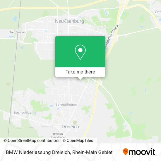 BMW Niederlassung Dreieich map