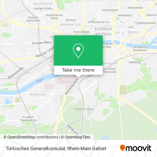 Türkisches Generalkonsulat map