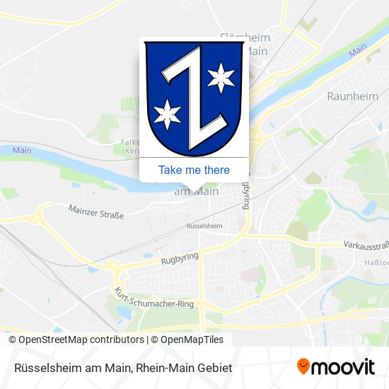 Rüsselsheim am Main map