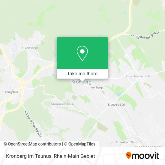 Карта Kronberg im Taunus