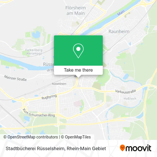 Карта Stadtbücherei Rüsselsheim
