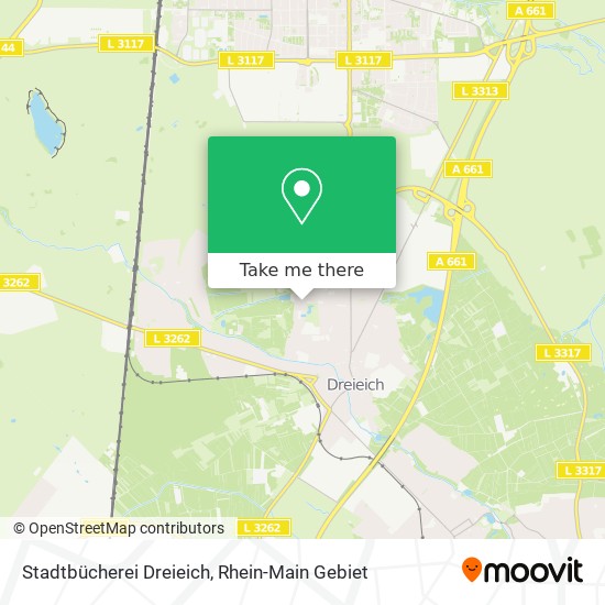 Stadtbücherei Dreieich map