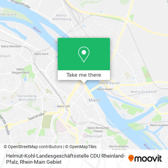 Helmut-Kohl-Landesgeschäftsstelle CDU Rheinland-Pfalz map