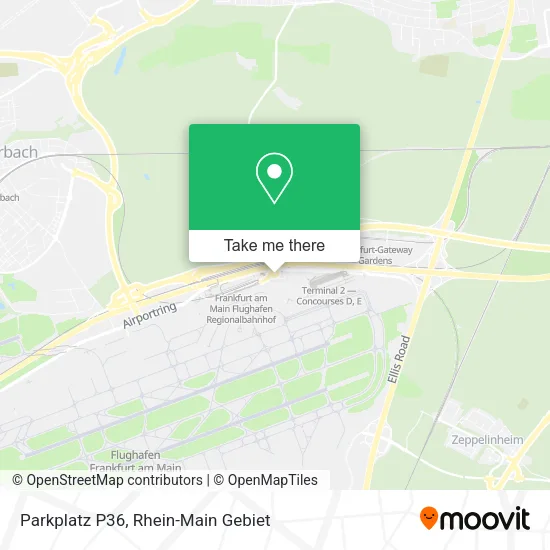 Карта Parkplatz P36