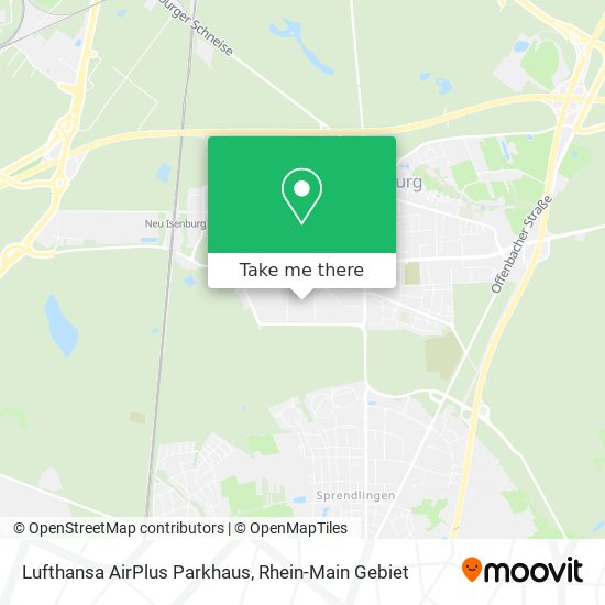 Lufthansa AirPlus Parkhaus map