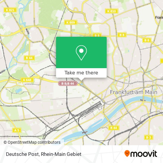 Deutsche Post map